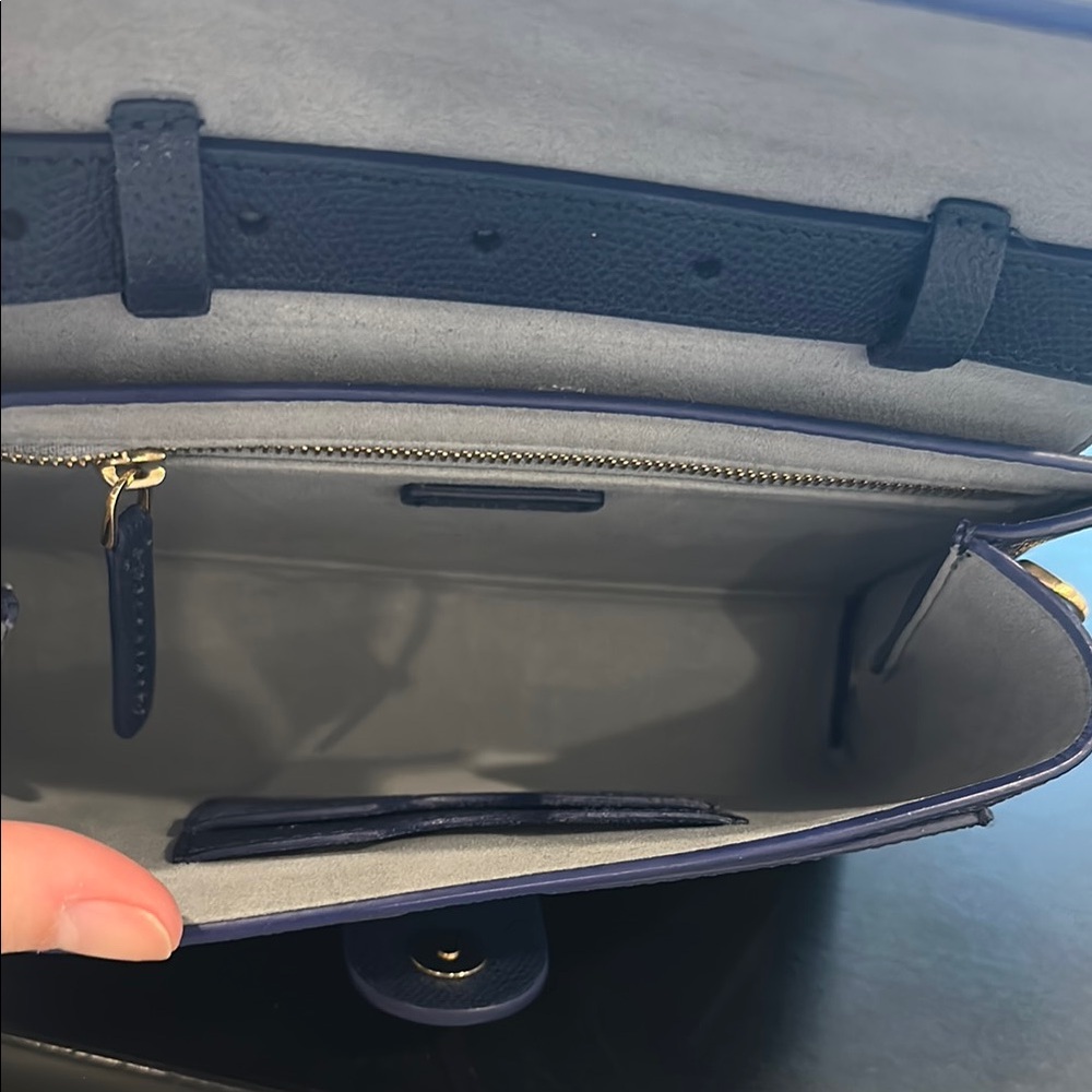 Senreve Navy Blue Crossbody Belt Bag - Picture 3 of 16